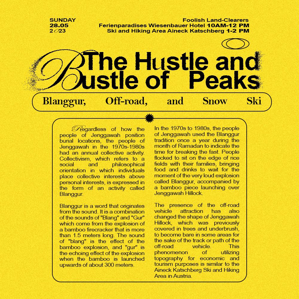 The Hustle and Bustle of Peaks: Blanggur, Off-road, and Snow Ski